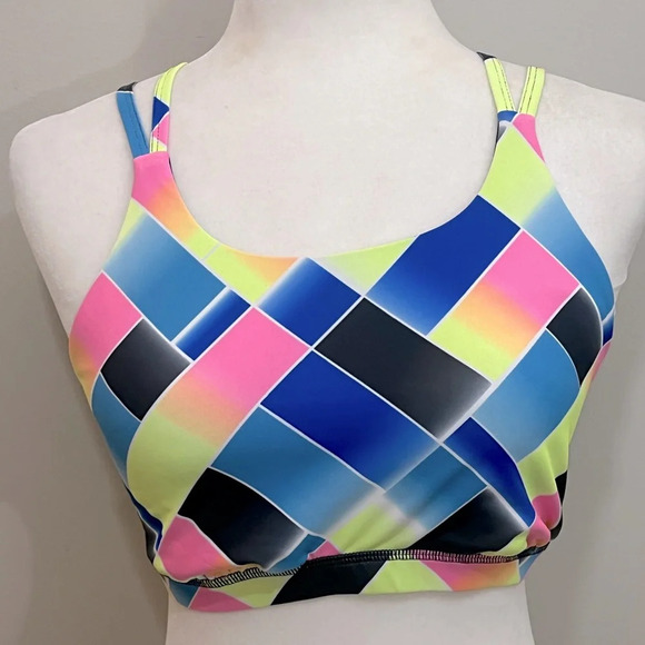 Fila Athletic Sports Bra And Racerback Tank Top‎ Womens Medium Blue Activewear - Picture 6 of 13